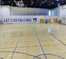 Sports facilities at the school