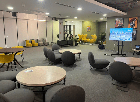 Social space at The Myriad